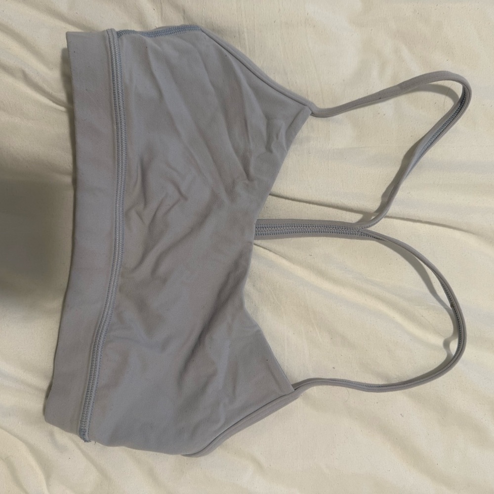 Baby blue Lululemon flow Y bra